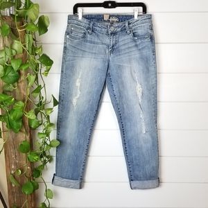 Kut from the kloth boyfriend distressed jeans